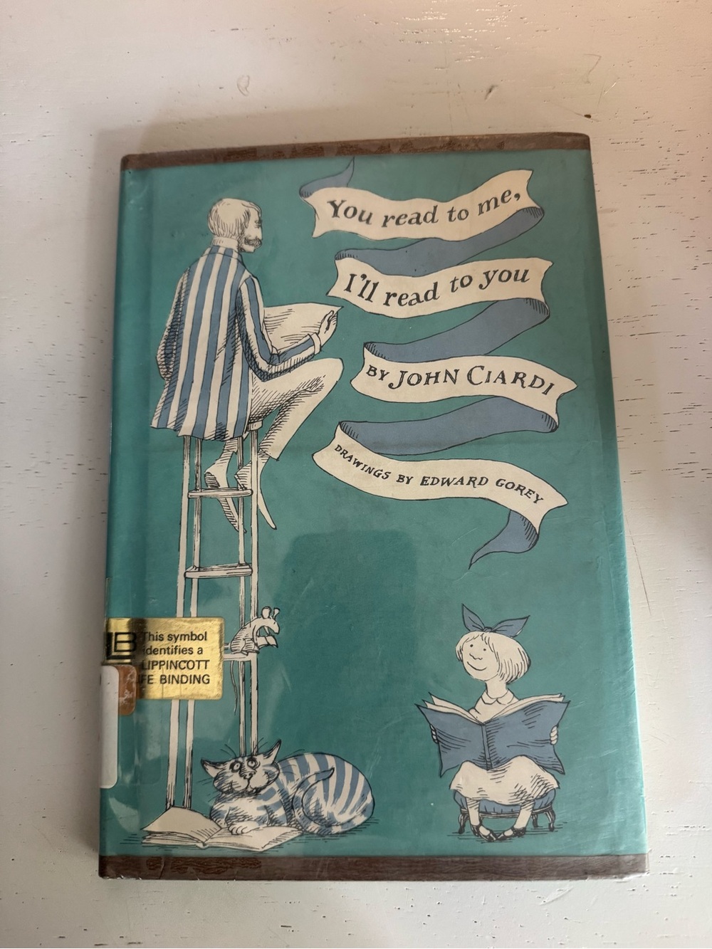 You read to me, I’ll read to you- Vintage library book